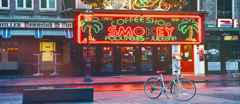 Die Geschichte und gesetzliche Situation von Coffeeshops in Amsterdam