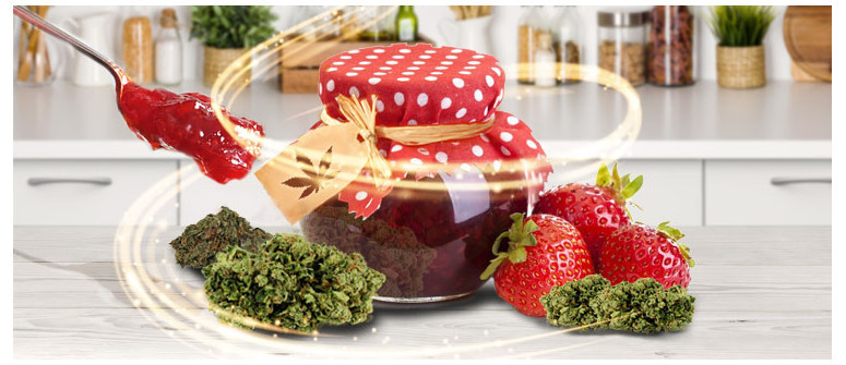 Rezept für mit Cannabis angereicherte Konfitüre und Marmelade