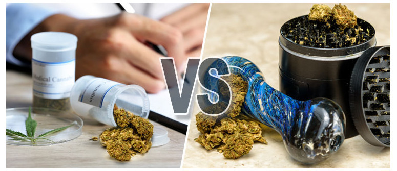 Der Unterschied zwischen medizinischem und Marihuana als Genussmittel Der Unterschied zwischen medizinischem und Marihuana als Genussmittel