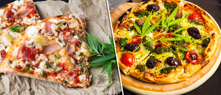 Rezept für mit Cannabis gewürzte Pizza